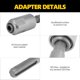 thumbnail image 2 of Adaptador Sds Max a Sds Plus Portabrocas 40 Convertidor de acero cromado Vástago Herramienta eléctrica rápida para todas las brocas estándar Sds Max. Afortunado Sencillez, 2 of 5