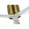 thumbnail image 5 of Paso Collection 60-in Three-Blade Vintage Brass Luxe Industrial Ceiling Fan with 6 Speed Remote Control with Wall Bracket and Battery included, 5 of 14