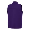 thumbnail image 3 of Men's Antigua Purple Clemson Standing Tiger Golf Demand Full-Zip Vest, 3 of 3