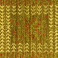thumbnail image 1 of Ahgly Company Indoor Square Abstract Yellow Modern Area Rugs, 8' Square, 1 of 4