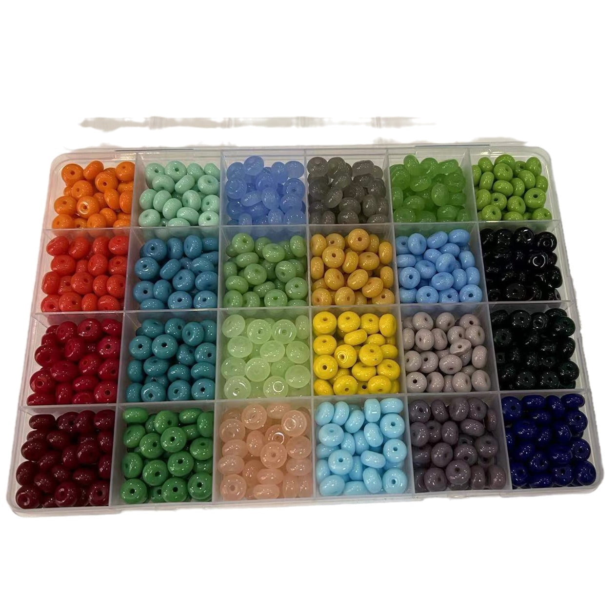 1200Pcs DIY Perforated Beads Stringing Accessories Full of Meaning