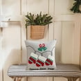 thumbnail image 5 of Nkmbld Christmas Throw Pillows, Super Soft Christmas Embroidery Pillowcase for Winter Holiday Farmhouse Home Sofa Couch Decoration, Gray, 5 of 8