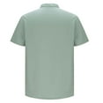 thumbnail image 3 of Mgmyaa Mens Casual Loose T-Shirts Button Pocket Short Sleeve V-Neck Pullover Shirts, 3 of 5