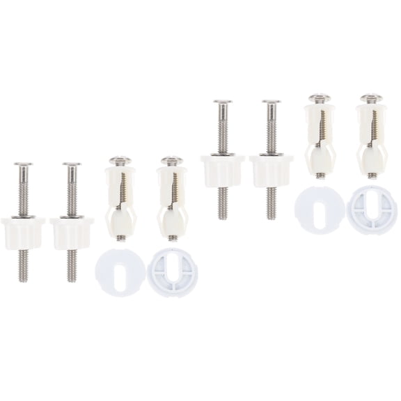 2 Sets Toilet Lid Bolt Pin Porcelain Covers Screws Potty Seat for Bolts