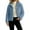 Blue, variant on uublik Fleece Jacket Women Black Open Front Long Cardigan Coat Warm Winter Outwear Jackets