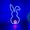 A, variant on Easter Bunny Decorative Neon Night Light, 11x5.5in LED Rabbit Silhouette Lamp Decor for Spring & Easter Window, Wall, Door