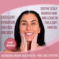 thumbnail image 4 of Gel de aloe vera NTRSNS Organic 1.9L 100% puro para cabello y piel, 4 of 5