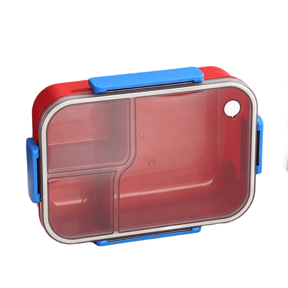 Silicone Microwave Bento Box 1-Pack – 9x6.7x2.6 Inch Reusable Lunch Container for Light Meals Work,A