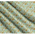 thumbnail image 3 of Soimoi Cotton Poplin Fabric Leaves & Aster Floral Print Sewing Fabric Yard 56 Inch Wide, 3 of 7