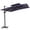 Navy Blue, variant on 11 ft. Tan Polyester Round Tilt Cantilever Patio Umbrella with Stand