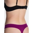 thumbnail image 2 of No Boundaries Women's Thong Panty Seamless, 1-pack, Sizes XS-XXXL, 2 of 5