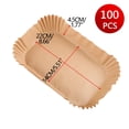 thumbnail image 3 of Hxlamzoo Air Fryer Disposable Paper Liner Round, 8.6*5.5 Inch Paper Liner Non-Stick Fryer Paper Pads Baking Paper Food Grade for Air Fryer, Baking Roasting Microwave, 3 of 8