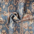 thumbnail image 5 of GLN Rugs Jerusalem - Indoor, Machine Washable Area Rug 5'3" Round Terra Home Carpet, 5 of 8