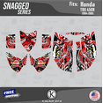 thumbnail image 2 of Kalair GFX Graphics Kit for Honda TRX450R (2004-2005) Snagged Series, 2 of 4