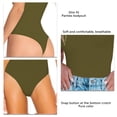 thumbnail image 4 of Body de manga corta, Body de manga corta para mujer Body ajustado de manga corta Body con botones a presión Integración sin costuras, 4 of 5