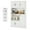 White, variant on Costway 71" Tall Kitchen Pantry Cabinet with Charging Station Microwave Stand & Doors Black