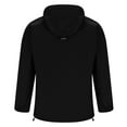 thumbnail image 5 of AnuYalue Quarter Zip Jacket for Men Women Casual Athletic Hooded Sweatshirt Lightweight Long Sleeve Pullover Regular Fit Soild Color Sweatshirts, 5 of 6