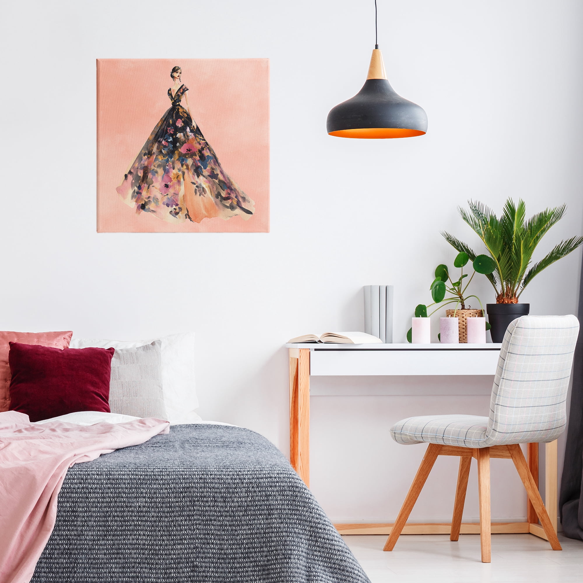 Stupell Industries Rose Gold Night Canvas Wall Art, design by Svetlana Aleynikova