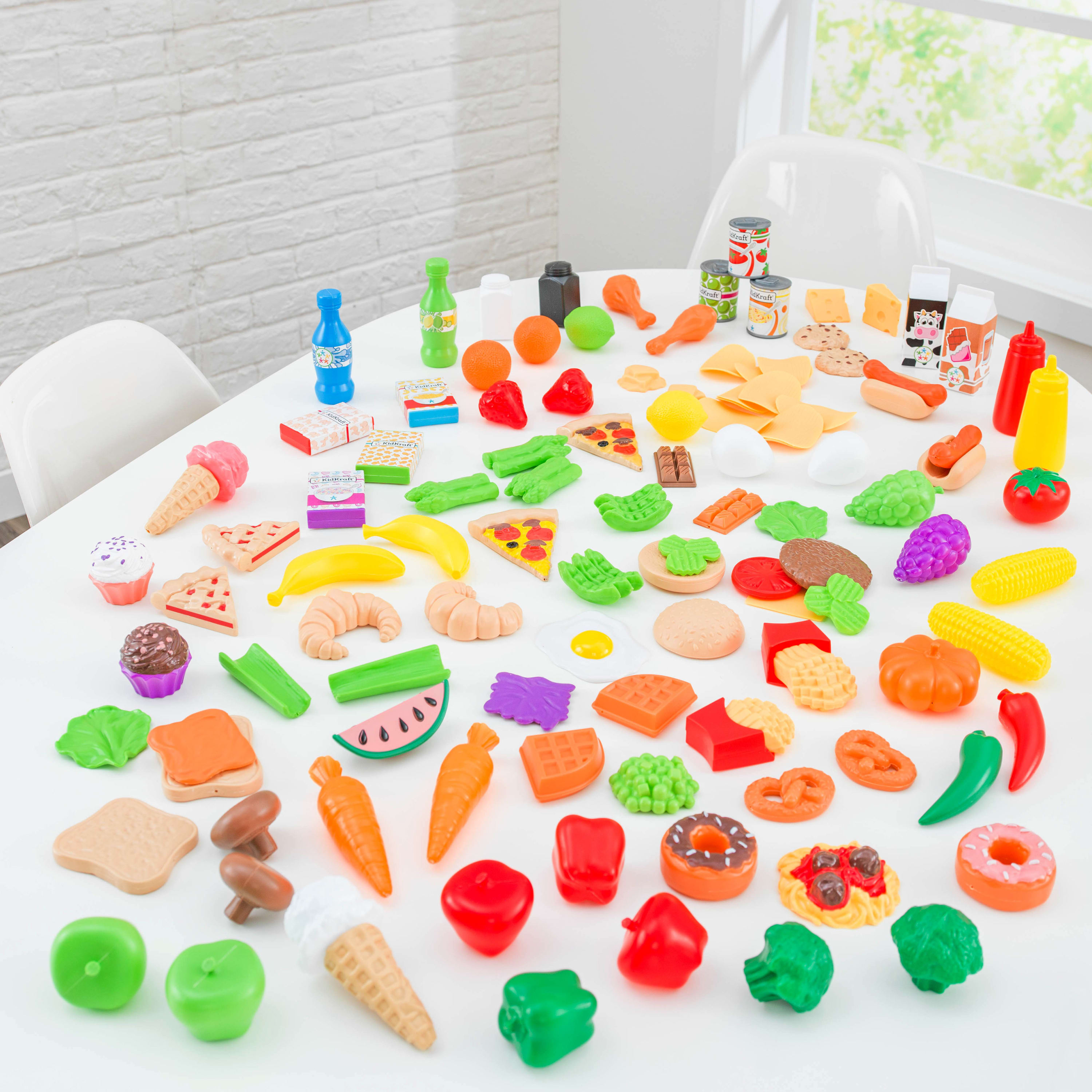 KidKraft 115-Piece Deluxe Tasty Treats Play Food Set, Plastic Grocery and Pantry Items - image 6 of 6