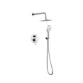thumbnail image 1 of Elegant Kitchen & Bath FAS-9001PCH George Système de Robinet de Douche Complet avec Valve d'Encastrement, Chrome, 1 of 1