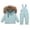 #04 Green 【Mix, Match & Rotate: Stock Up on Daily Colors】, variant on Toddler Kids Winter 2-Piece Snowsuit Set - Solid Color Thick Down Jacket with Large Collar, Waterproof & Windproof Outdoor Snow Gear, Casual Daily Wear, Warm Ski Outfit | CSEONE