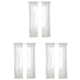 thumbnail image 5 of 108 Pulgadas de 6 Paneles Cortinas Blancas Transparentes Cortinas Transparentes Panel Básico de Bolsillo, 5 of 5