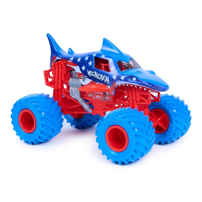 Monster Jam Megalodon Stars & Stripes 1:24 Scale Die-Cast Truck photo 2