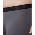 thumbnail image 4 of 32 DEGREES Mens Active Mesh Boxer Brief, Charcoal, Large, 4 of 5