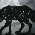 thumbnail image 5 of Orinice Wolf Full Moon Gothic Art Bathroom Decor Set Colorful Luxurious Graphic Polyester Fabric Fashion Shower Curtain with Hooks, Chic Modern Waterproof Shower Curtain for Bathroom 69x72, 5 of 7