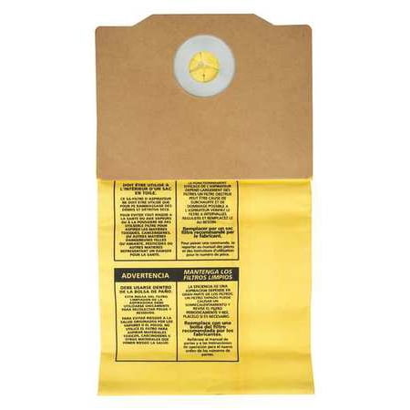 Dacron Filter Bag - DAYTON Filter Bag, Disposable, PK 5, Fits Mfr #1UG82, 4TR9, 4TR1 4TR17