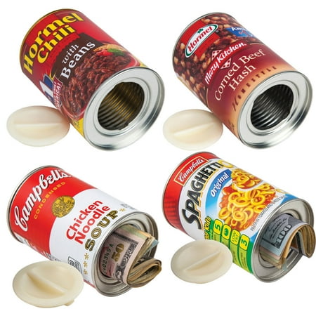 Secret Safe - (Set) Chili, Corned Beef Hash And Campbells & Spaghettios Can Secret Safes