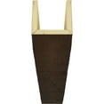 thumbnail image 3 of 8"W x 10"H x 18'L 3-Sided (U-beam) Hand Hewn Endurathane Faux Wood Ceiling Beam, Natural Mahogany, 3 of 23