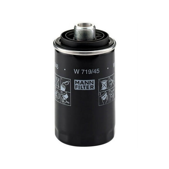 Oil Filter - Compatible with 2013 - 2015 Audi A6 Quattro 2.0L 4-Cylinder 2014