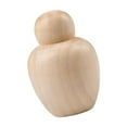 thumbnail image 2 of Muñecas de clavija de madera con formas de personas sin terminar Muñeca de clavija de madera natural en blanco Lisa para 68 mm x 46 mm, 2 of 9