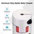 thumbnail image 3 of Aluminum Shaft Coupling 10mm to 15mm Coupling L50mm x D40mm Coupler Jaw Joint Connector, 3 of 6