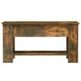thumbnail image 2 of vidaXL Coffee Table Smoked Oak 101x49x52 cm Engineered Wood, 2 of 5