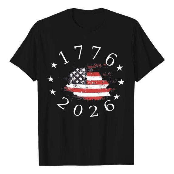 1776-2026 American Flag 250th Anniversary Vintage Unisex T-Shirt