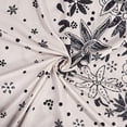 thumbnail image 6 of Bohemian Tapestry Wall Hanging, Beige White Floral Tapestry with Dotted Daisy Medallion Print Bedroom Boho Hippie Home Decor, 6 of 7