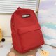 thumbnail image 5 of Mochila simple moda mujer portátil escuela mochilas Casual estudiante Bolso (rojo), 5 of 5