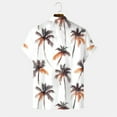 thumbnail image 7 of Mens Hawaiian Shirt Short Sleeve Button Down Shirts Tropical Floral Summer Beach Shirts,S-3XL, 7 of 7