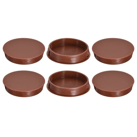 

6Pack 50mm/1.97 Plastic Hole Plugs Panel Flush Type Knockout Locking Plugs Red