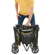Gorilla Carts Collapsible Folding Wagon Cart - 7 cu ft, 150 lb Capacity - Gray