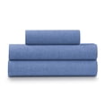 thumbnail image 4 of Ella Jayne Soft Heather Jersey Knit Sheet Set, 3-pc, Twin, Blue, 4 of 4
