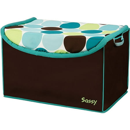 Sassy - Soft-Sided Toy Box, Blue - Walmart.com