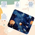 thumbnail image 3 of Constellation Square Desk Pad Mouse Mat Gaming Mousepad, 8.3x9.8 Inch, Non-Slip Rubber Bottom, Printed, Suitable for Office and Gaming, 3 of 6