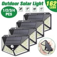 thumbnail image 4 of 2PCS 162 LED Solar Light Outdoor Solar Lamp Powered Sunlight IP65 Waterproof PIR Motion Sensor 3 Smart Modes Street Light, 4 of 10