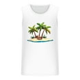 thumbnail image 4 of Xysaqa Mens Tank Tops Funny Print Summer Beach Hawaiian Shirt Cotton Sleeveless Muscle Shirts for Men Gym Workout Tanks Top Casual Bodybuilding Fitness Basic Tee S-2X, 4 of 5