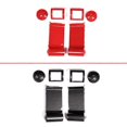 thumbnail image 3 of For Toyota FJ Cruiser 07-21 Both Side Air Conditioner Outlet Frame Decoration Cover ABS Carbon Fiber Texture Interior Accessory, 3 of 4