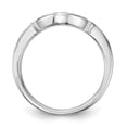 thumbnail image 2 of 14K White Gold Ring Band Wedding Diamond Round, 2 of 7