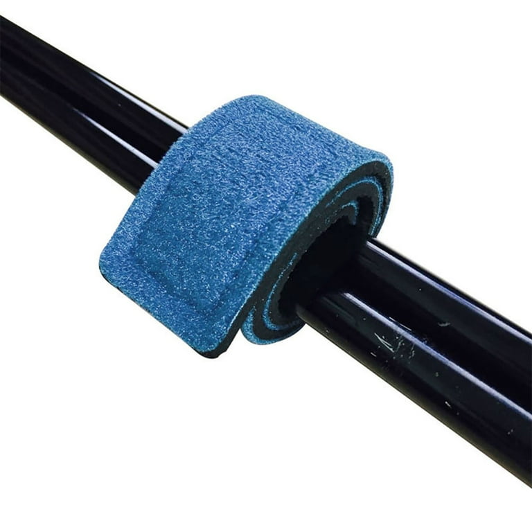 Alueeu Fishing Rod Tie Strap Belt Tackle Elastic Wrap Band Pole